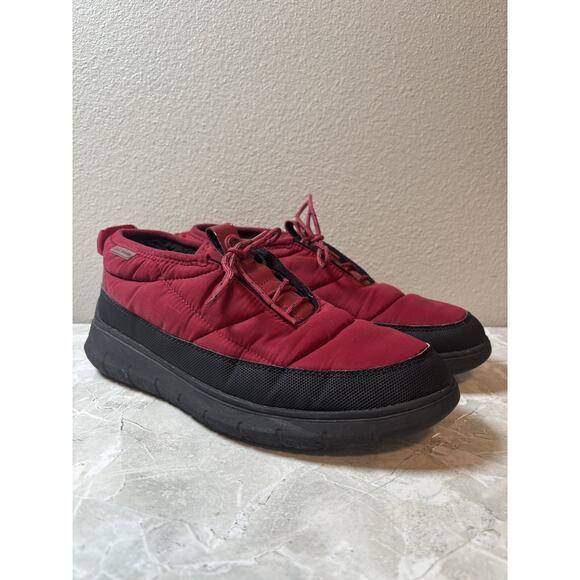 Men’s Cole Haan Generation Zerøgrand Mid Slipper Bootie‎ Red Black Size 9 Winter - Picture 1 of 8